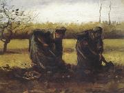 Two Peasant Women Digging Potatos (nn04)